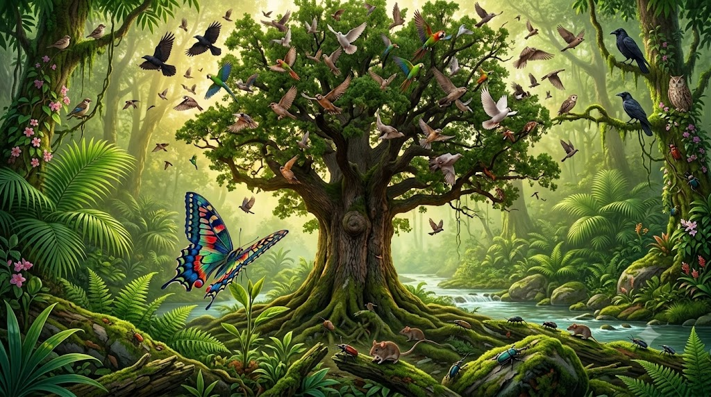 Cedric, the great oka tree. children fiction stories